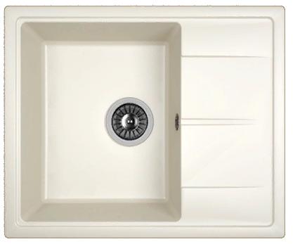 Мойка кухонная из литьевого мрамора Dr. Gans НИКА 580 25.070.B0580.401 58*47 см. белый Мойка кухонная из литьевого мрамора Dr. Gans НИКА 580 25.070.B0580.401 58*47 см. белый