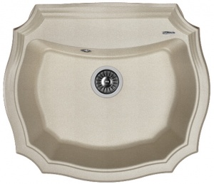 Мойка кухонная керамогранитная Florentina ЭМИЛИЯ 640 20.355.D0640.305 64*55 см. грей