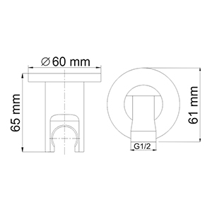 Подключение шланга WasserKRAFT  A022  