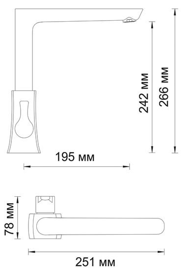 Смеситель WasserKRAFT BERKEL 4807 для кухонной мойки 