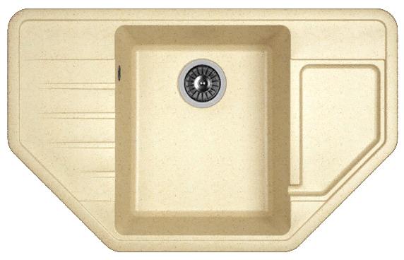 Мойка кухонная из литьевого мрамора Dr. Gans РИО 25.080.C0800.402 80*50 см. дюна