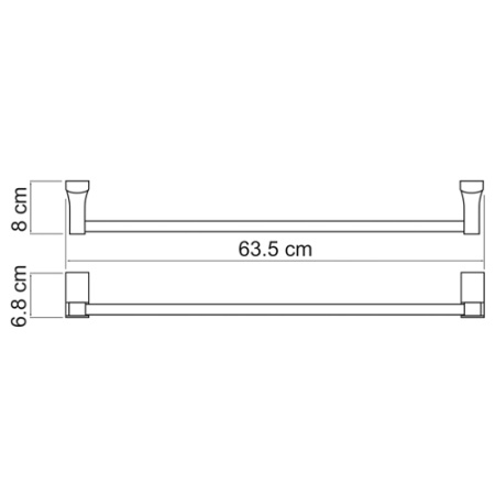 Полотенцедержатель WasserKRAFT EXTER K-5230  