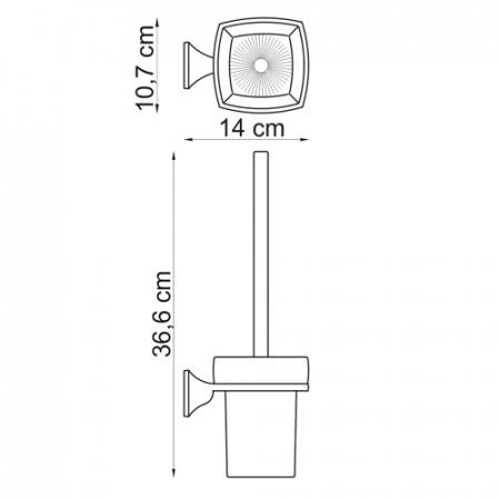 Ёрш навесной WasserKRAFT WERN K-2527  