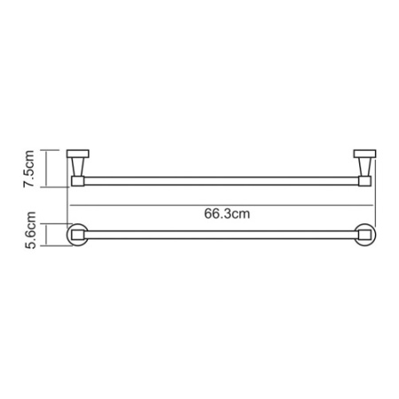 Полотенцедержатель WasserKRAFT ISEN K-4030  
