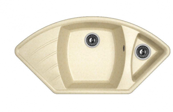 Мойка кухонная из литьевого мрамора Dr. Gans ГАБИ 25.050.E1015.403 101,5*51 см. латте