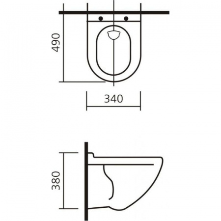 Унитаз навесной Sanita luxe ATTICA ATCSLWH0102  