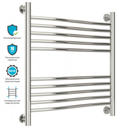 Полотенцесушитель водяной Сунержа ФЛЮИД+ 00-0222-6060 600х600 