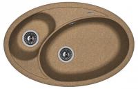 Мойка кухонная керамогранитная Florentina СЕЛЕНА 780 20.265.E0780.105 78*51 см. коричневый
