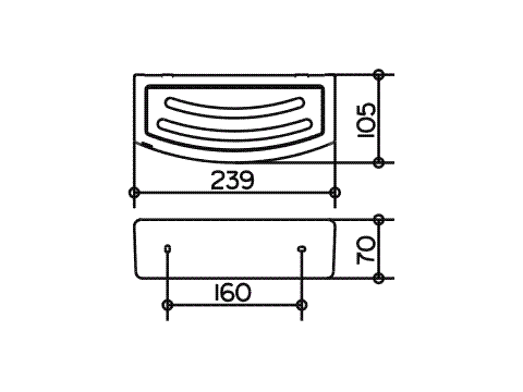 Полка Keuco ELEGANCE 11658 010000   Полка Keuco ELEGANCE 11658 010000