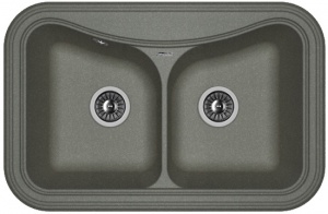 Мойка кухонная керамогранитная Florentina КРИТ 780A 20.175.E0780.102 78*51 см. черный