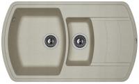 Мойка кухонная керамогранитная Florentina НИРЕ 760 20.205.D0860.305 86*51 см. грей