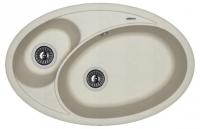 Мойка кухонная керамогранитная Florentina СЕЛЕНА 780 20.265.E0780.305 78*51 см. грей