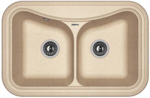 Мойка кухонная керамогранитная Florentina КРИТ 780A 20.175.E0780.107 78*51 см. песочный