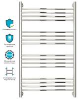 Полотенцесушитель водяной Сунержа ФЛЮИД+ 00-0222-1060 1000х600 