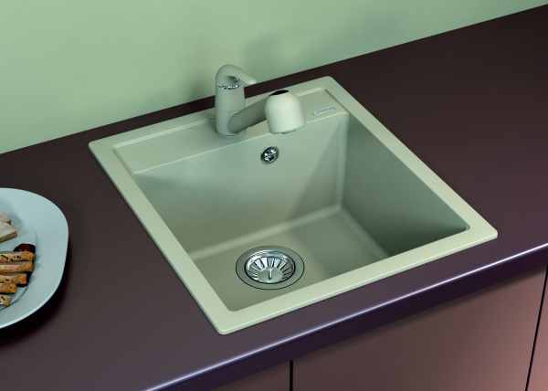 Мойка кухонная керамогранитная Florentina ЛИПСИ 460 20.280.B0460.105 46*51 см. коричневый