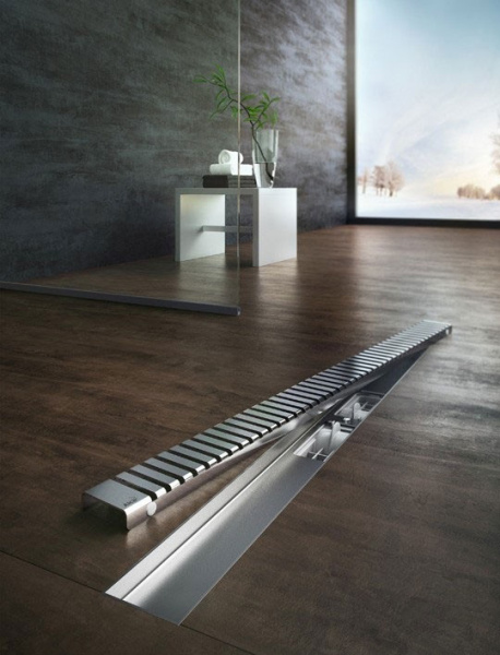 Решетка для душевого канала Alcaplast  LINE-850L   Решетка для душевого канала Alcaplast  LINE-850L