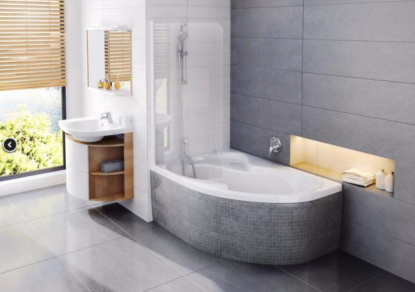 Ванна акриловая Ravak ROSA II C2210P0000 170x105 см. левая 