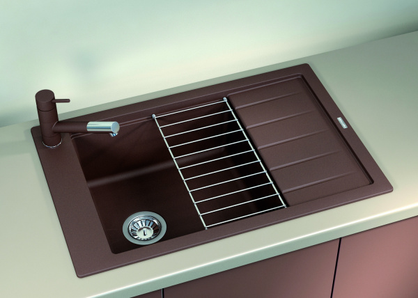 Мойка кухонная керамогранитная Florentina ЛИПСИ 780P 20.275.D0780.306 78*51 см. капучино