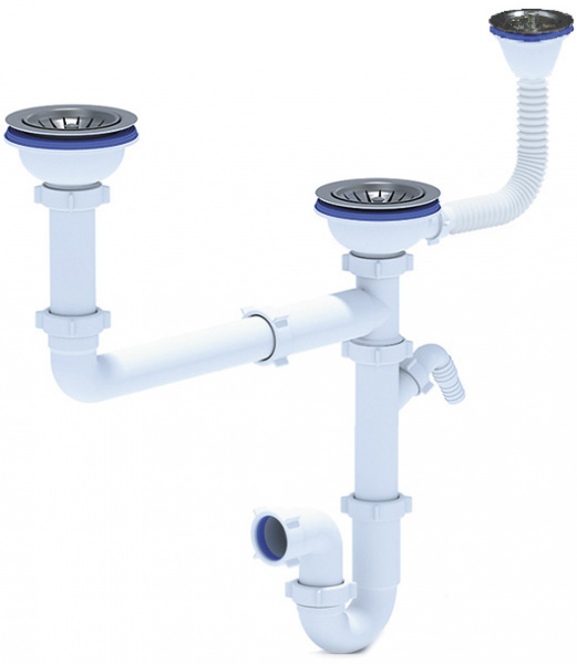 Мойка кухонная керамогранитная Florentina КАПРИ 20.185.J1060.302 100,6*57,5 см. антрацит