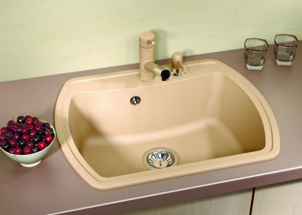 Мойка кухонная керамогранитная Florentina НИРЕ 630 20.215.D0630.305 63*51 см. грей